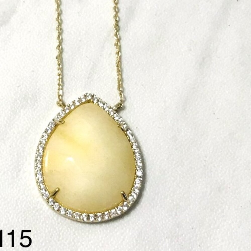 Honey Jade Pendant
